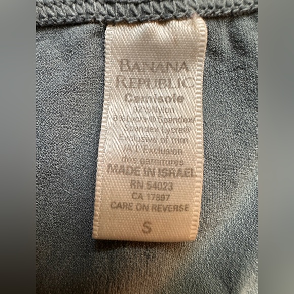 Ladies Banana Republic Vintage Distressed Blue Gray Stretch Cami - Picture 4 of 9